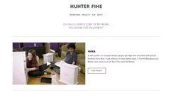 Desktop Screenshot of hunterfine.com