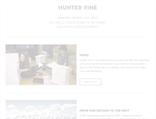 Tablet Screenshot of hunterfine.com